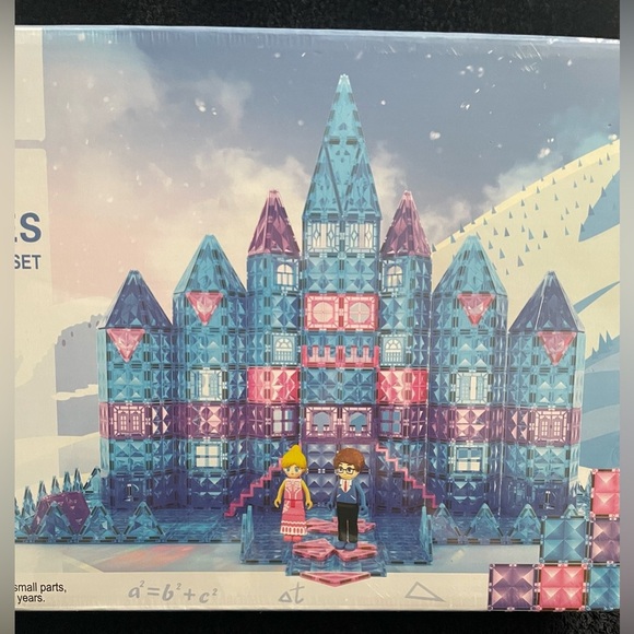 NIB Magnetic Tiles 3D Kids Toys Age 3+ Educational Magnetic Building 102 PC SET - Picture 2 of 7